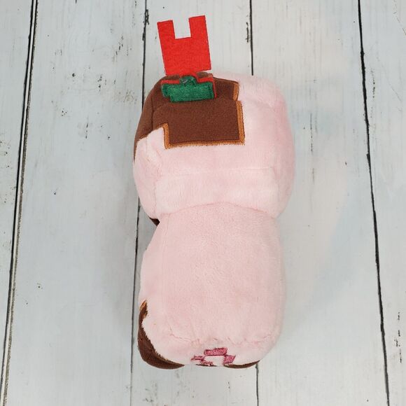 Minecraft Muddy Pig Plush Brown Stuffed Doll Mojang Jinx Toys Happy Explorer - Picture 6 of 9